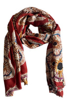 LEEZZA sjaal - abstract flower