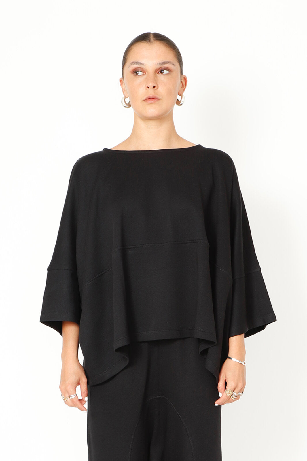 SORT AARHUS boxy pullover CLAY