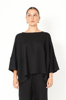 SORT AARHUS boxy pullover CLAY
