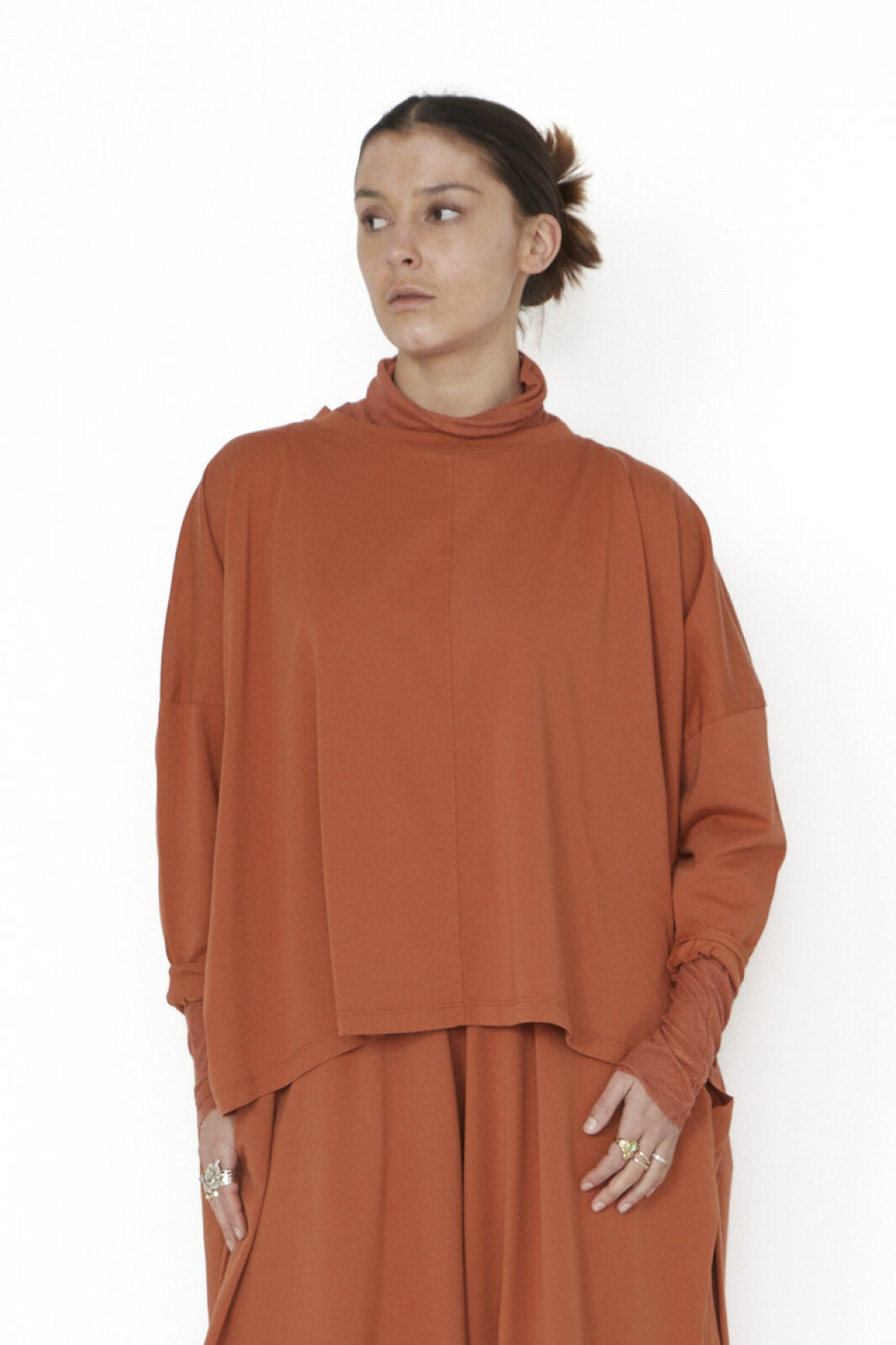 SORT AARHUS oversized top CARA