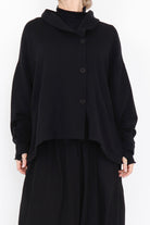 SORT AARHUS oversized vest ASFERG