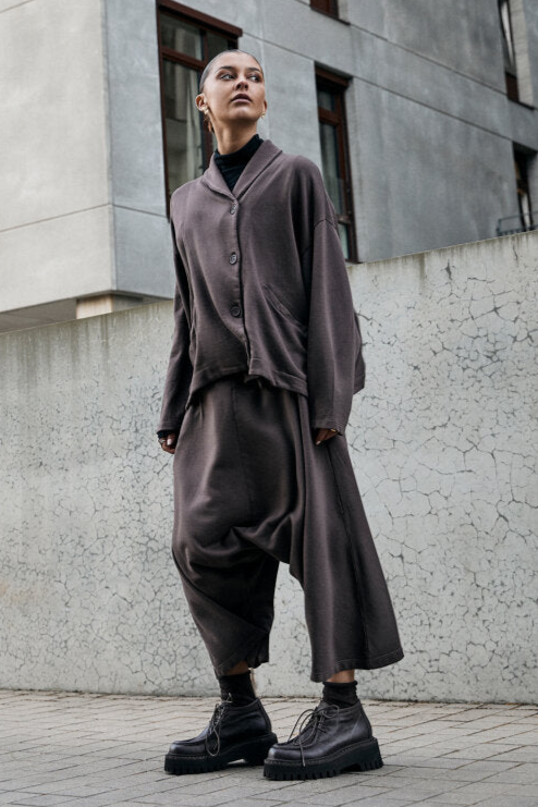 SORT AARHUS oversized vest ASFERG