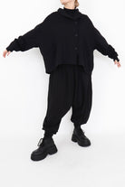 SORT AARHUS oversized vest ASFERG