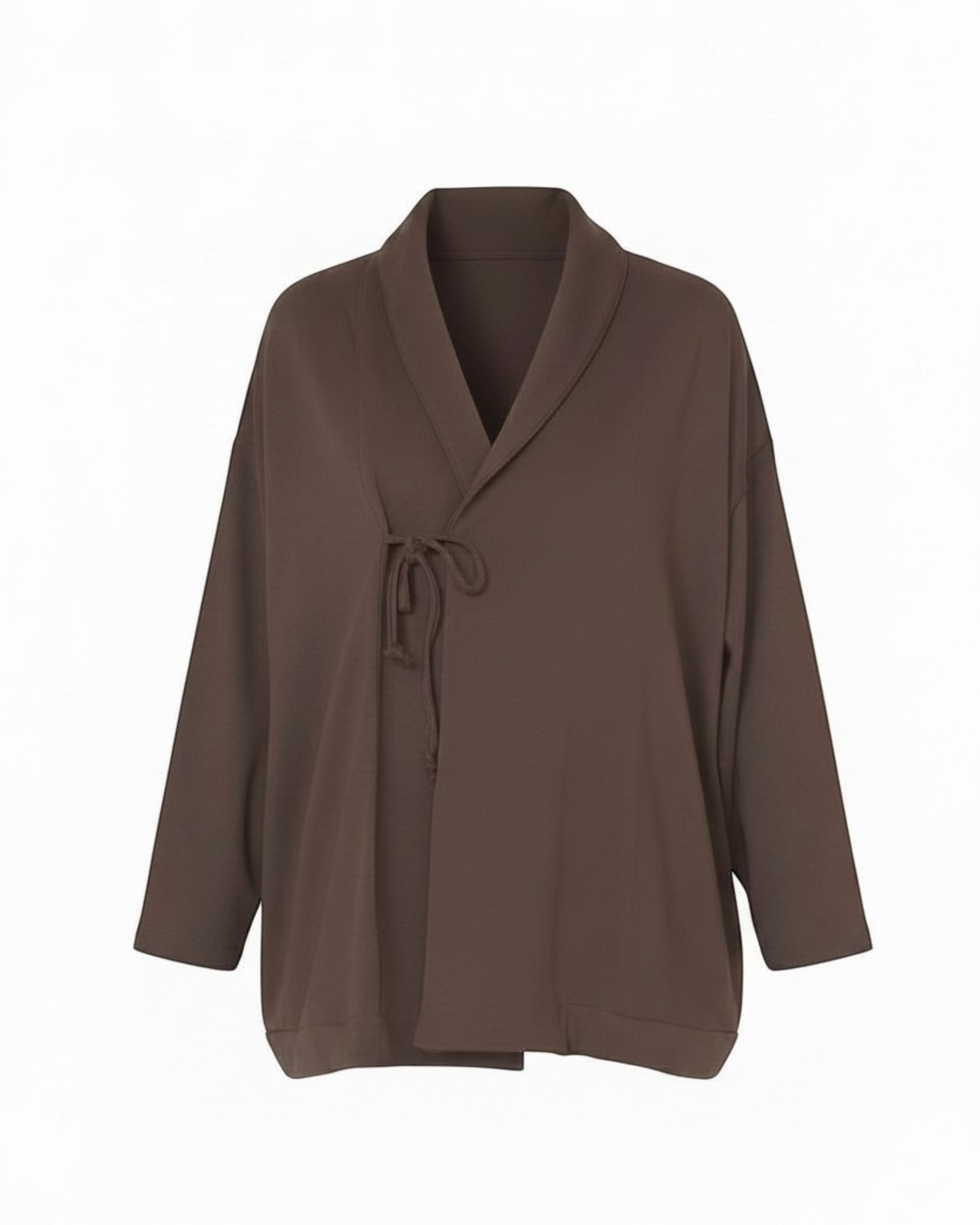 SORT AARHUS oversized vest CLAY