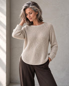 YELLOW LABEL pullover Erla